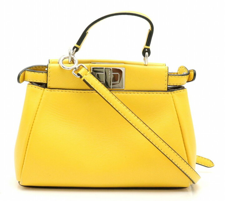楽天市場】【バッグ】FENDI フェンディ マイクロピーカブー ミニバッグ 