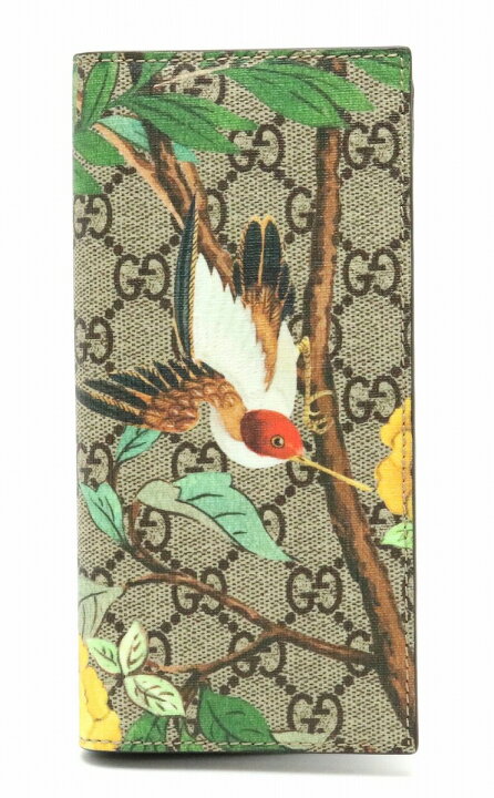 楽天市場】【財布】GUCCI グッチ GGスプリーム ティアン 2つ折長財布  