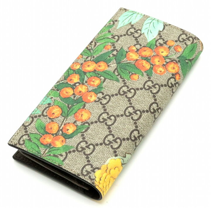 楽天市場】【財布】GUCCI グッチ GGスプリーム ティアン 2つ折長財布 