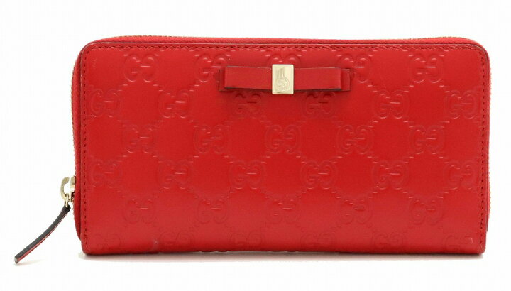 楽天市場】【財布】GUCCI グッチ グッチシマ リボンモチーフ ラウンド  