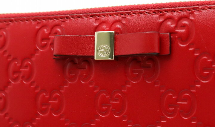 楽天市場】【財布】GUCCI グッチ グッチシマ リボンモチーフ ラウンド 