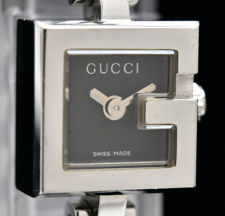 楽天市場】【ウォッチ】GUCCI グッチ Gロゴ Gミニ ブラック文字盤 SS  