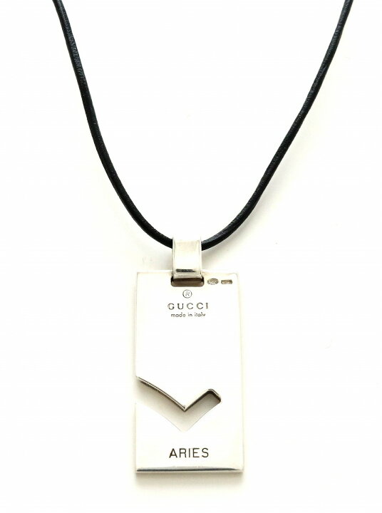楽天市場】【ジュエリー】GUCCI グッチ シルバー プレート ペンダント 