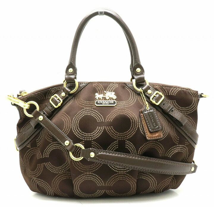 楽天市場】【バッグ】COACH コーチ マディソン オプアート ソフィア 
