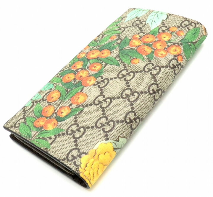 楽天市場】【財布】GUCCI グッチ GGスプリーム ティアン 2つ折長財布 