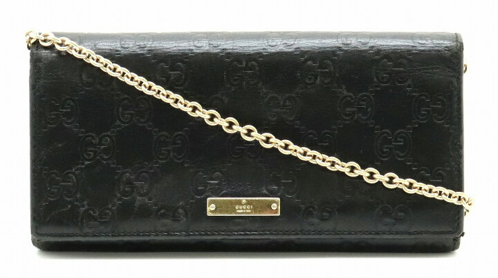 楽天市場】【財布】GUCCI グッチ GG グッチシマ 2つ折長財布  