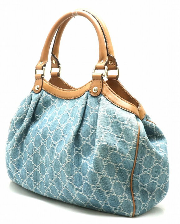 楽天市場】【バッグ】GUCCI グッチ GGデニム スーキー ハンドバッグ  