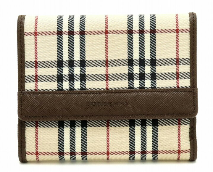 楽天市場】【財布】BURBERRY バーバリー 2つ折 Wホック 財布 ノバ  