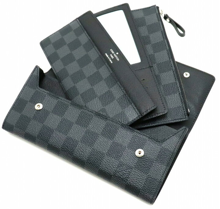 楽天市場】【財布】LOUIS VUITTON ルイ ヴィトン ダミエグラフィット 