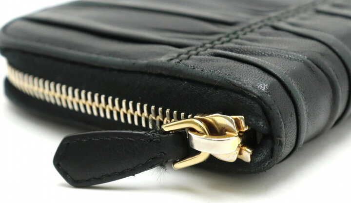 楽天市場】【財布】PRADA プラダ マテラッセ ギャザー加工 ラウンド 