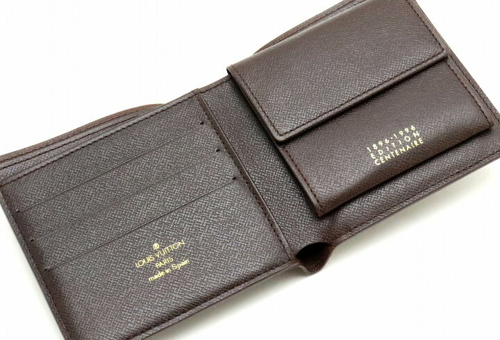 楽天市場】【財布】LOUIS VUITTON ルイ ヴィトン ダミエ ポルト ビエ  