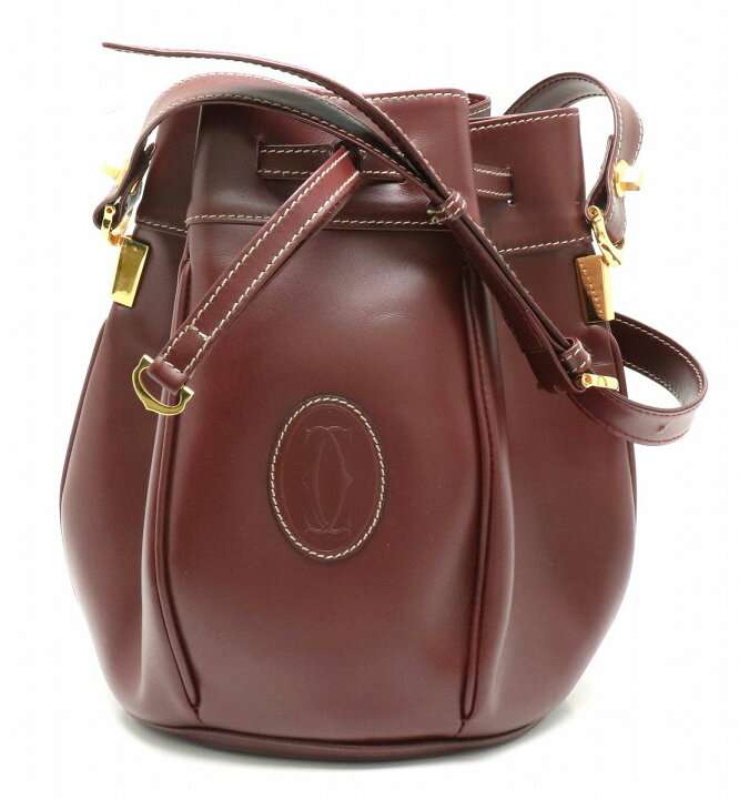 楽天市場】【バッグ】Cartier カルティエ マストライン 巾着型 