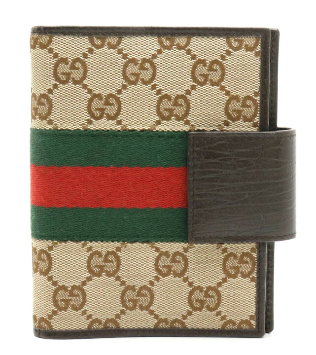 楽天市場】GUCCI グッチ GGキャンバス ウェビング アジェンダ 手帳 