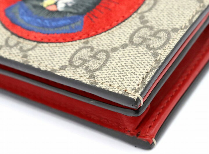 楽天市場】【財布】GUCCI グッチ GGスプリーム ミスティックキャット 2  