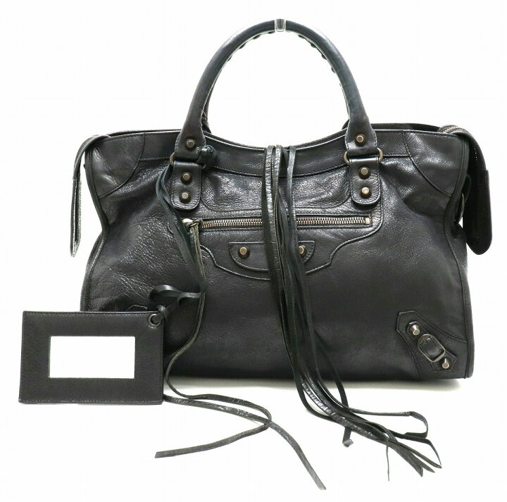 難あり 正規品バレンシアガ ザシティ ブラック BALENCIAGA  