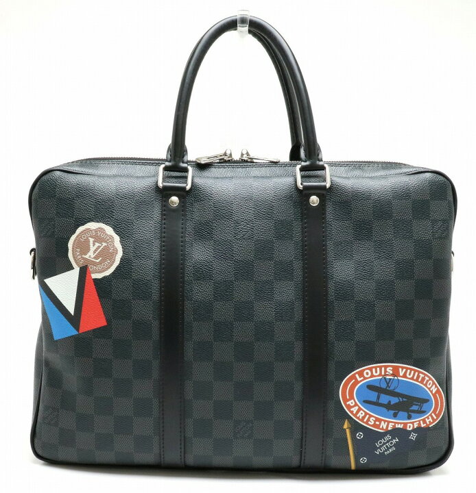 LOUIS VUITTON ルイ ヴィトン ダミエグラフィット タダオ トートバッグ  