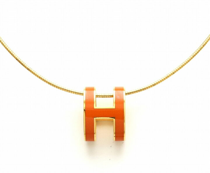楽天市場】【ジュエリー】HERMES エルメス ポップアッシュ Hネックレス  