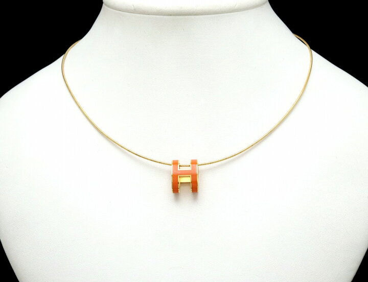 楽天市場】【ジュエリー】HERMES エルメス ポップアッシュ Hネックレス  