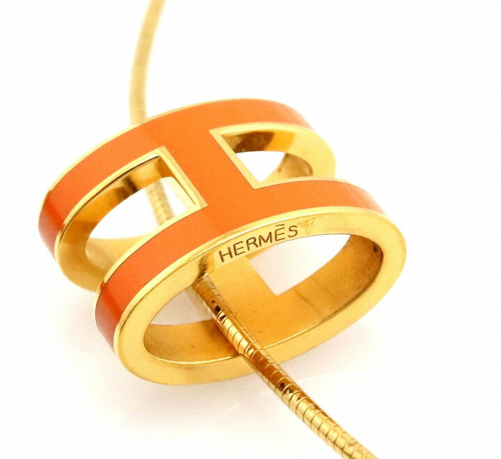 楽天市場】【ジュエリー】HERMES エルメス ポップアッシュ Hネックレス  