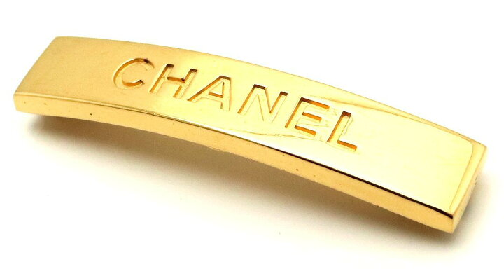 楽天市場】CHANEL シャネル ロゴ ミニバレッタ ヘアアクセサリー 髪 