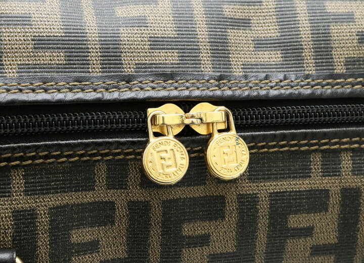 楽天市場】【バッグ】FENDI フェンディ ズッカ柄 ボストンバッグ 