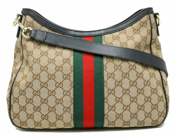 楽天市場】【バッグ】GUCCI グッチ GGキャンバス シェリーライン  