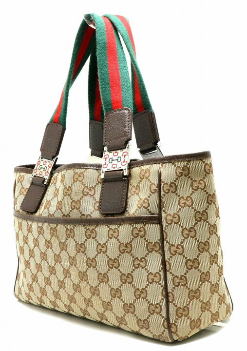 楽天市場】【バッグ】GUCCI グッチ GGキャンバス シェリーライン  