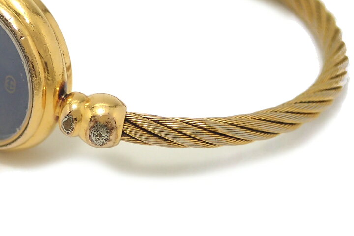 楽天市場】【ウォッチ】GUCCI グッチ バングルウォッチ ブルー文字盤  