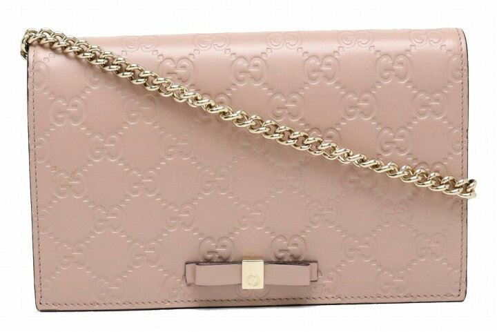 楽天市場】【財布】GUCCI グッチ GG グッチシマ 2つ折長財布 チェーン 