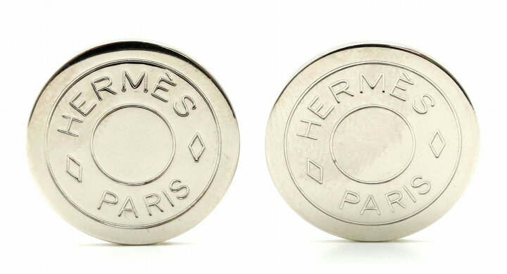 楽天市場】【ジュエリー】HERMES エルメス セリエ イヤリング シルバー  