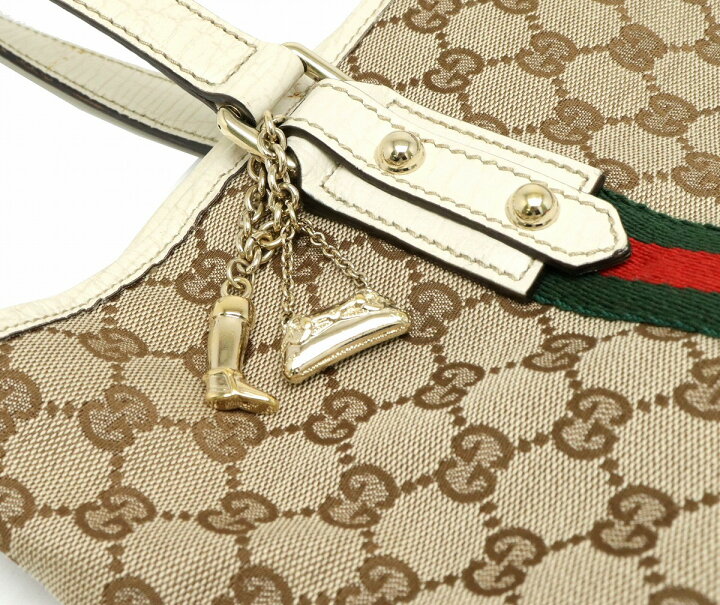 楽天市場】【バッグ】GUCCI グッチ GGキャンバス シェリーライン 