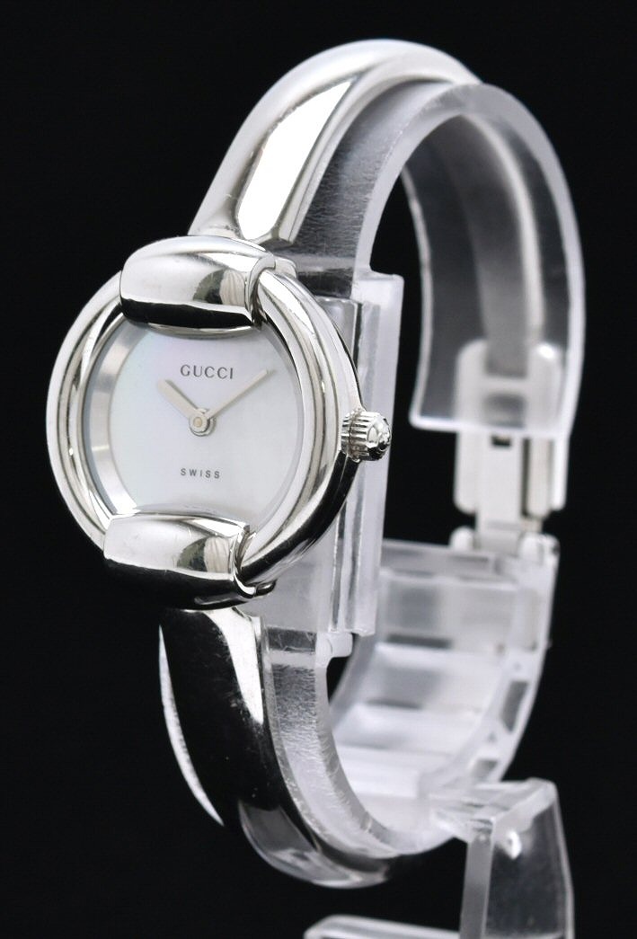 【ウォッチ】GUCCI グッチ ホワイトシェル文字盤 SS レディース QZ クォーツ 腕時計 1400L 【中古】 | Blumin 楽天市場店