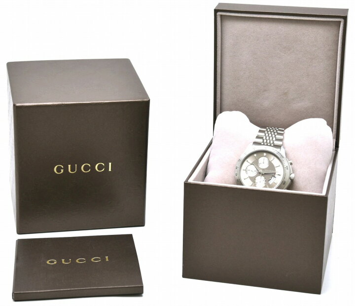 楽天市場】126．2 gucciの通販 362【美品】GUCCI 時計 箱付き メンズ 126.4 