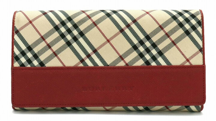 楽天市場】【財布】BURBERRY バーバリー ノバチェック 2つ折長財布  