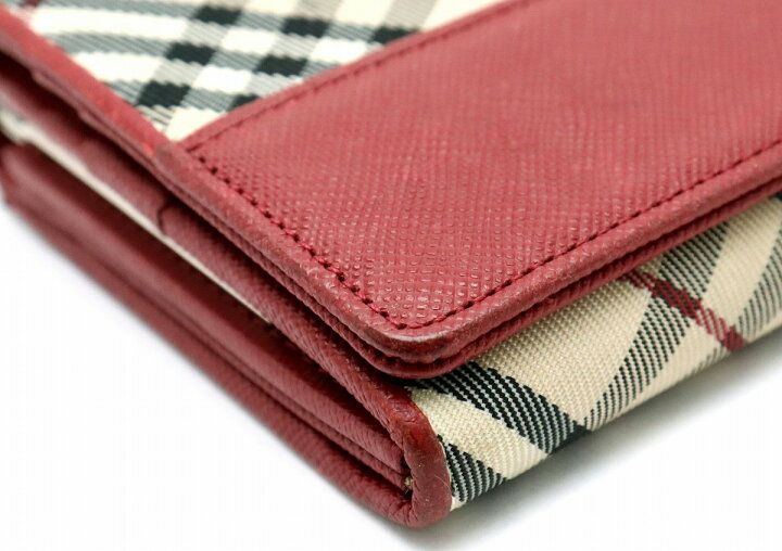楽天市場】【財布】BURBERRY バーバリー ノバチェック 2つ折長財布  