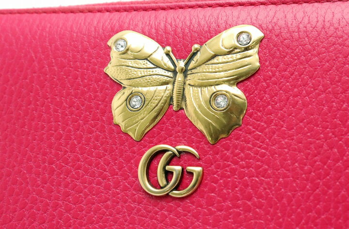 楽天市場】【財布】GUCCI グッチ GGマーモント ラウンドファスナー 長  