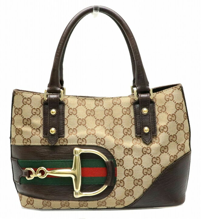 楽天市場】【バッグ】GUCCI グッチ GGキャンバス シェリーライン  