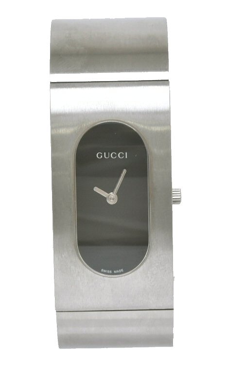 【ウォッチ】GUCCI グッチ バングル ウォッチ Lサイズ ブラック文字盤 レディース クォーツ 腕時計 2400L 【中古】 | Blumin  楽天市場店
