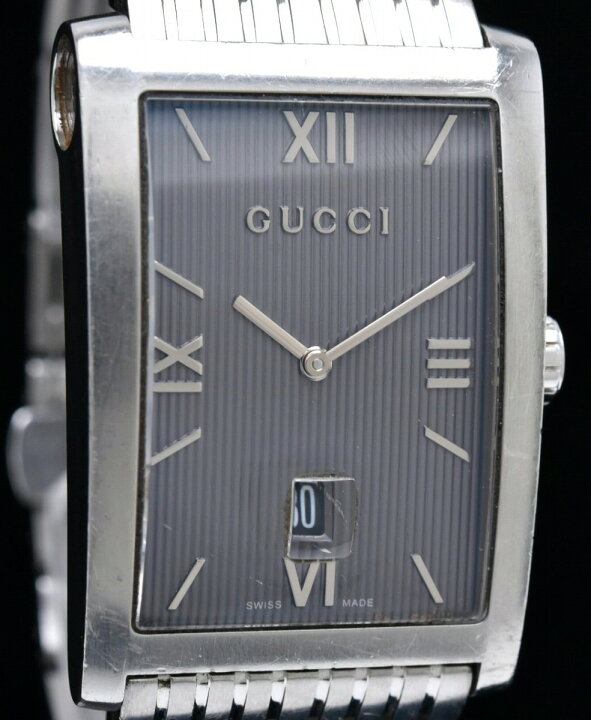 楽天市場】【ウォッチ】GUCCI グッチ Gメトロ グレー文字盤 デイト  