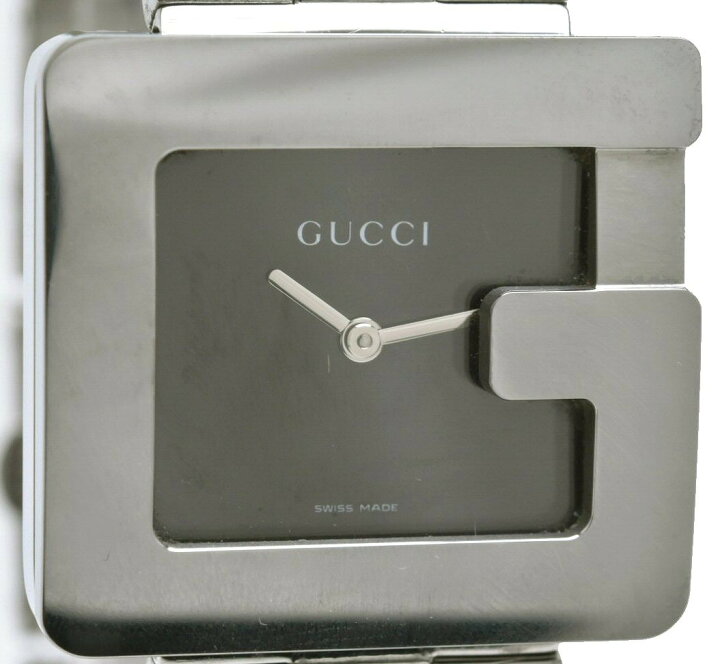 楽天市場】【ウォッチ】GUCCI グッチ Gモチーフ ブラック文字盤 SS  