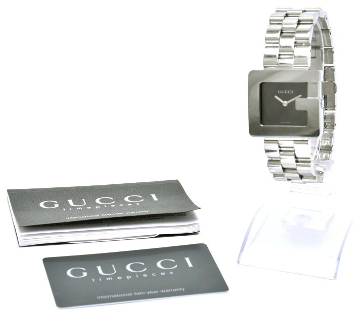 楽天市場】【ウォッチ】GUCCI グッチ Gモチーフ ブラック文字盤 SS  