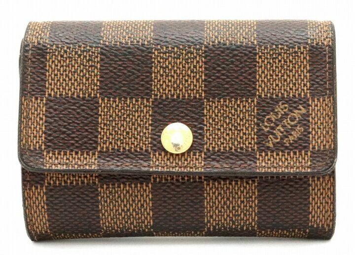 楽天市場】【財布】LOUIS VUITTON ルイ ヴィトン ダミエ ポルトモネ 