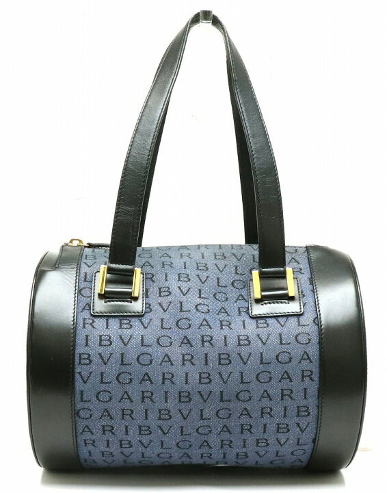 楽天市場】【バッグ】BVLGARI ブルガリ ロゴマニア ハンドバッグ 筒型  