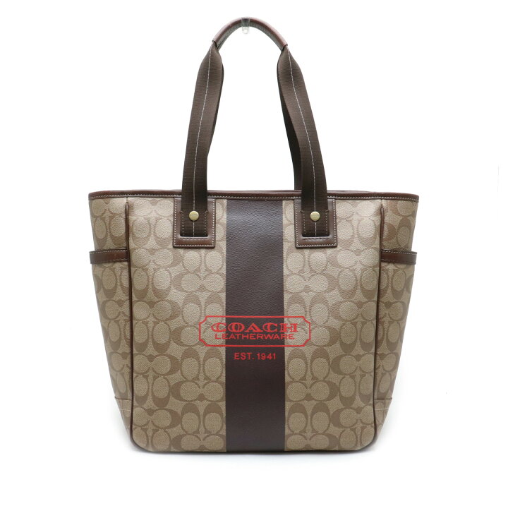 楽天市場】【バッグ】COACH コーチ ヘリテージ ストライプ  