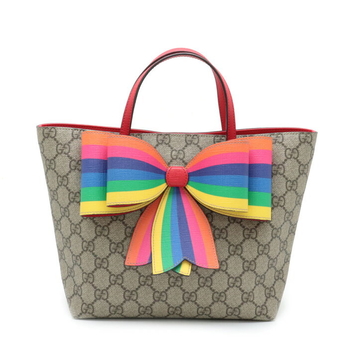 楽天市場】【バッグ】GUCCI グッチ キッズライン GGスプリーム ボウ  