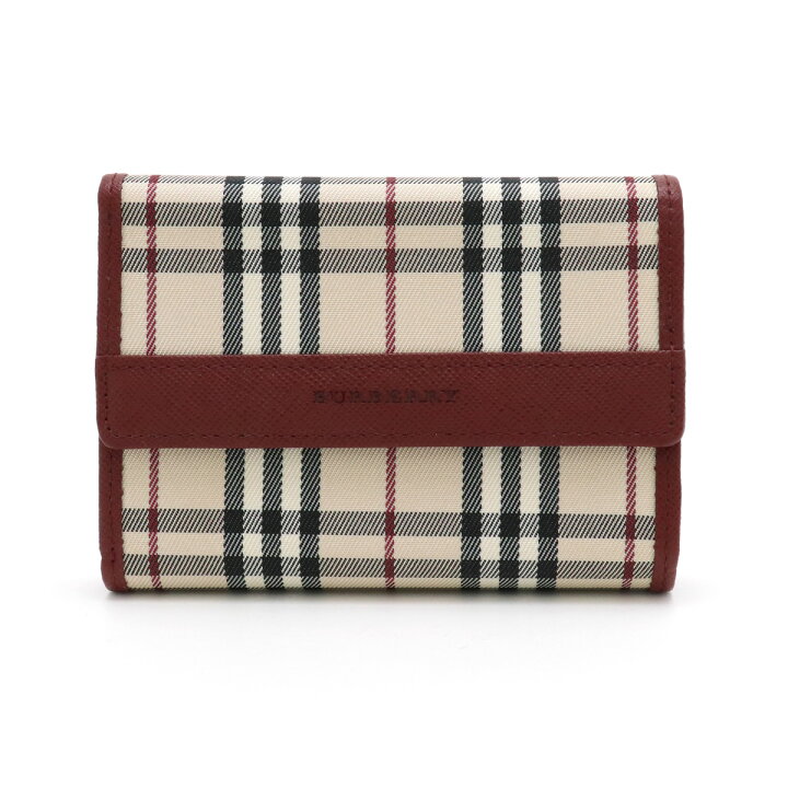 楽天市場】【未使用品】【財布】BURBERRY バーバリー ノバチェック 3  