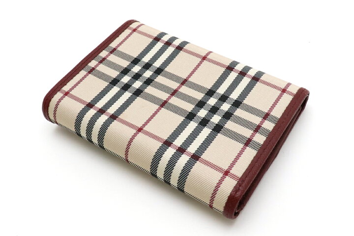 楽天市場】【未使用品】【財布】BURBERRY バーバリー ノバチェック 3  