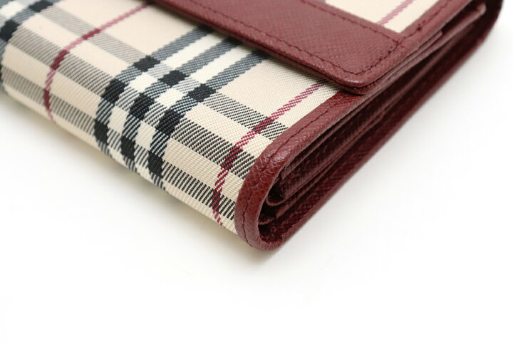 楽天市場】【未使用品】【財布】BURBERRY バーバリー ノバチェック 3 