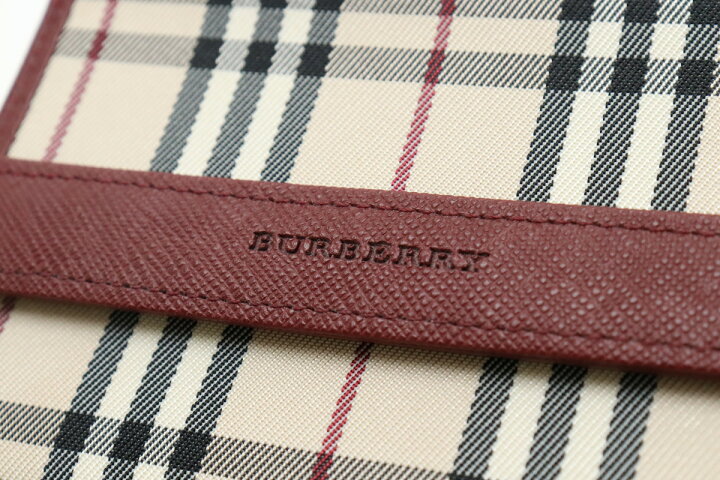 楽天市場】【未使用品】【財布】BURBERRY バーバリー ノバチェック 3 