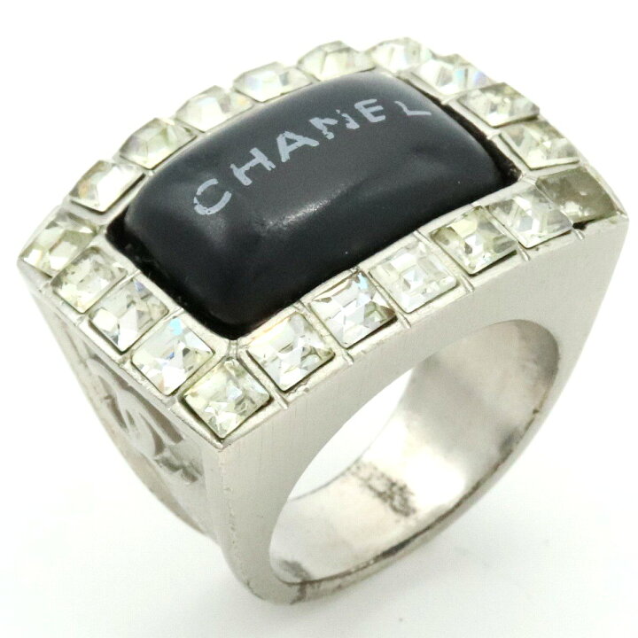 楽天市場】【ジュエリー】CHANEL シャネル ロゴ リング 指輪 ライン 